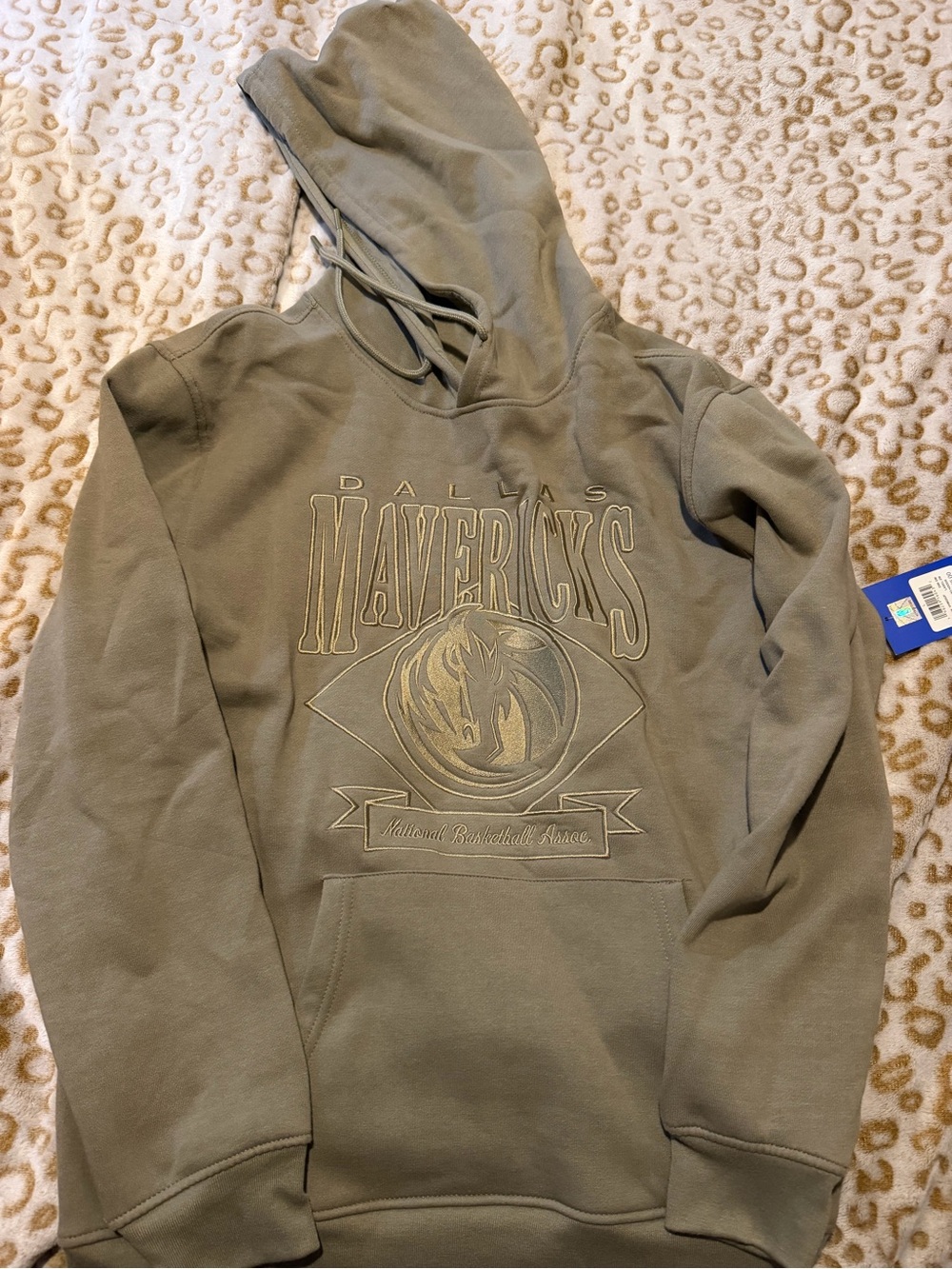 Reigning Champ Olive Green Dallas Mavericks Pullover Hoodie